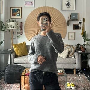 James Perse Grey Cashmere Sweater